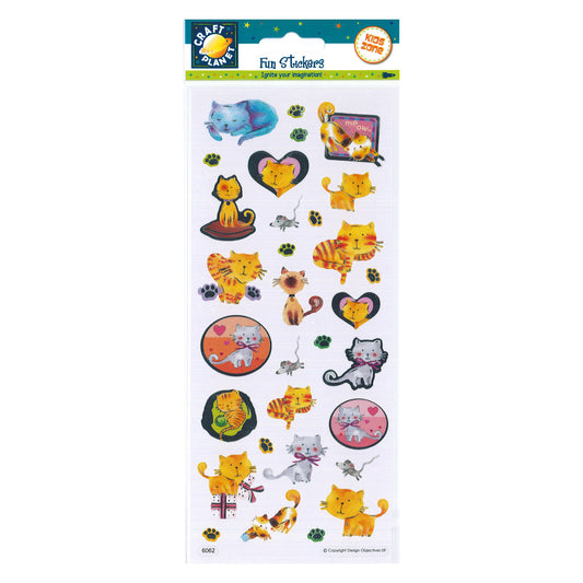 Craft Planet fun stickers - Pampered Cats