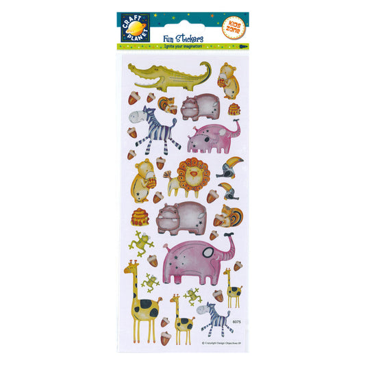 Craft Planet fun stickers - Wildlife
