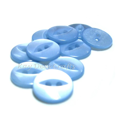 Fish eye round buttons size 22