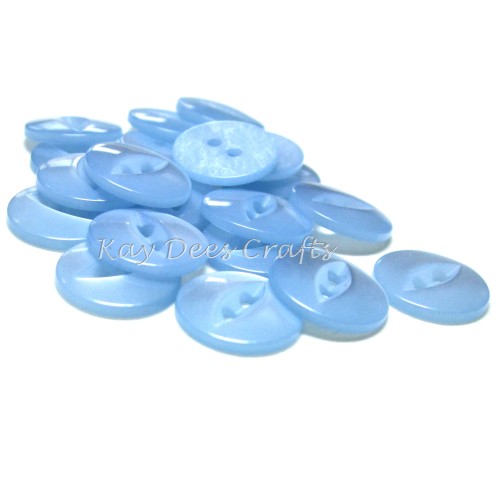 Fish eye round buttons size 22