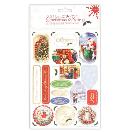 Christmas Tidings A5 stamps & tags - Special Delivery