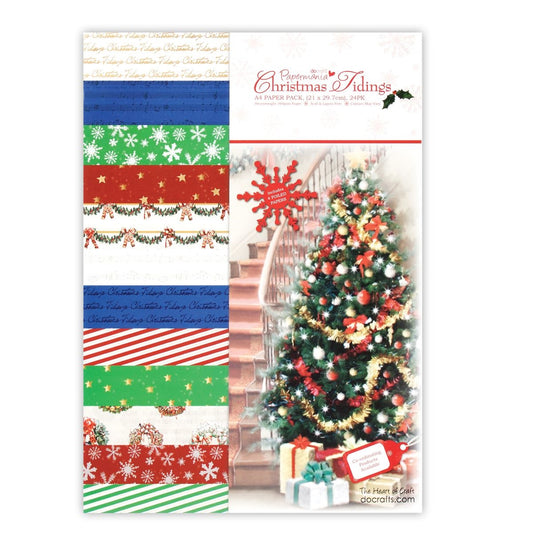 Papermania A4 paper pack - Christmas Tidings