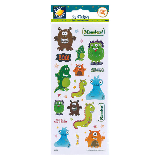 Craft Planet fun stickers - Monsters