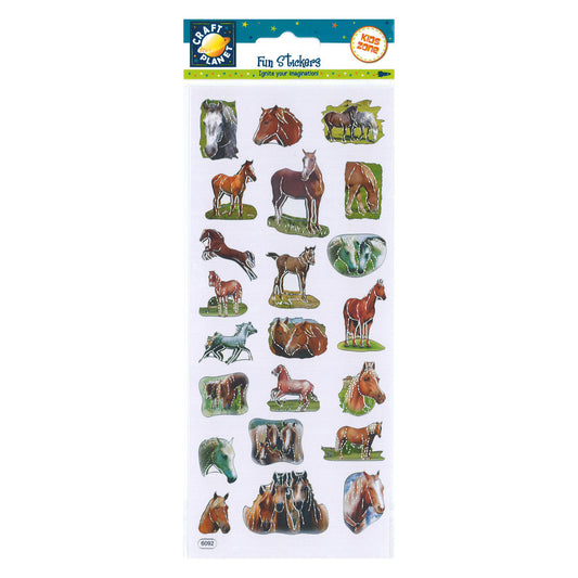 Craft Planet fun stickers - Equestrian