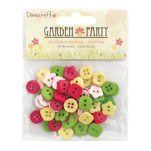Dovecraft mini buttons - Garden Party