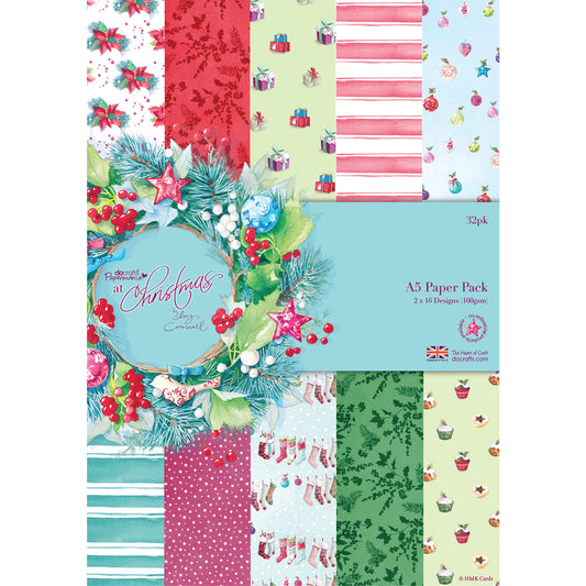 Papermania A5 Paper Pack - Lucy Cromwell At Christmas