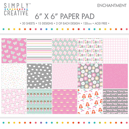 Simply Creative 6 x 6 paper pack - Enchantment