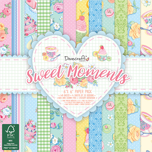 Dovecraft Sweet moments 6 x 6 paper pack