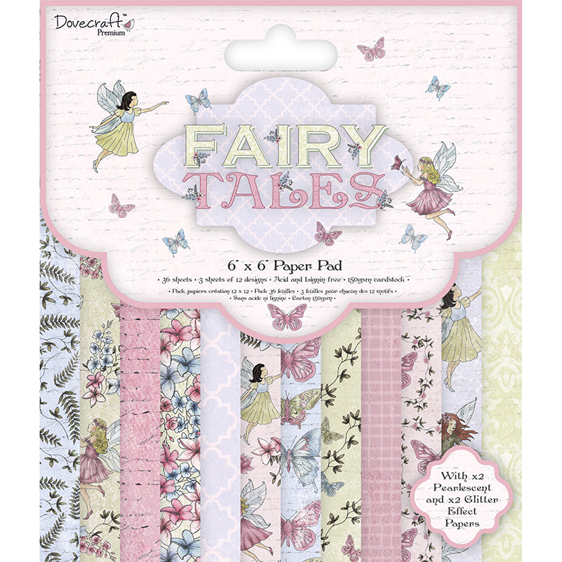 Dovecraft 6 x 6 Paper Pack - Fairy Tales